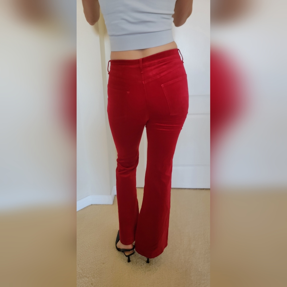 Red Flare & Wide Leg Jeans - Picture 4 of 4